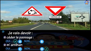 Nouvelle 40 questions dexamen de code de la route 2022 Serie 2 codedelaroutecg9nf [upl. by Elacim]