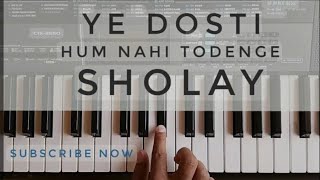 Ye dosti hum nahi todenge  Sholay  Instrumental [upl. by Llij131]