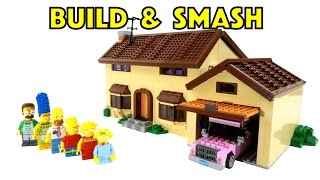 Build amp Smash  LEGO Simpsons House 71006 [upl. by Einnoj107]