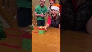 Floating Christmas Present Game🤯 family christmas game [upl. by Jezebel]