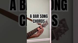 A Bar Song  Shaboozy  Easy Guitar Chord Tutorial amp PlayAlong [upl. by Zigmund]