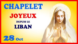 CHAPELET 🙏 Lundi 28 Oct  Mystères Joyeux liban [upl. by Othello]