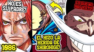 NO es el PADRE de SHANKS  La HERIDA se la HIZO GARLING FIGARLAND  Lo Que NO Viste Del MANGA 1086 [upl. by Leciram]