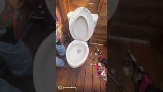 Outhouse toilet installed [upl. by Daniel595]