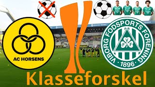 Kunne 1 divisions holdet slå Superligaholdet ud af Pokaltuneringen Ac Horsens vs Viborg FF [upl. by Raviv]