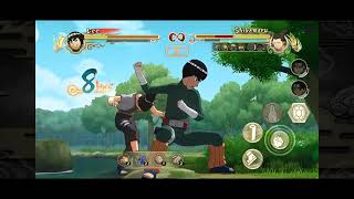 Rock Lee and Shikamaru Nara battle fighting Ultimate jutsu [upl. by Frasch]