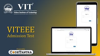 Steps describing how to take an online VITEEE Admission Test on CodeTantra platform [upl. by Onaicul]