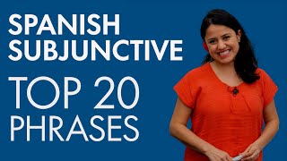 Learn Easy Spanish Grammar quotEspero quequot using subjunctive [upl. by Naryb]