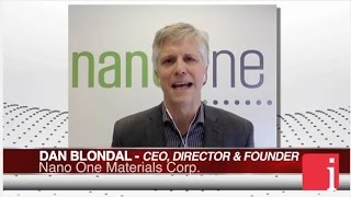 InvestorIntel Interview with Dan Blondal of Nano One Materials Corp [upl. by Arley]