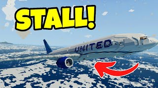 Overweight PLANE EMERGENCY WATER LANDING In Stormworks Plane Crash Survival [upl. by Ecyarg702]