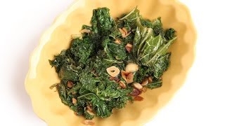 Spicy Garlic Kale Recipe  Laura Vitale  Laura in the Kitchen Episode 684 [upl. by Gagnon]