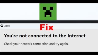 How To Fix Minecraft Launcher Error Youre Not Connected To The Internet On PC [upl. by Manfred]