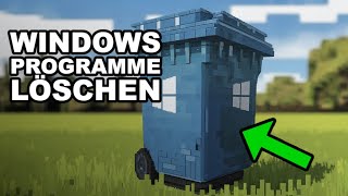 Programme löschen unter Windows 11 [upl. by Reilamag]