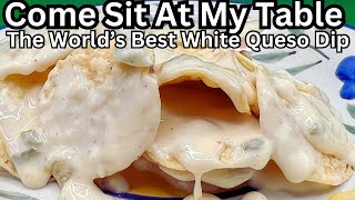 The World’s Best White Queso Dip  Easy to make and tastes delicious Always a crowd favorite [upl. by Aryas]