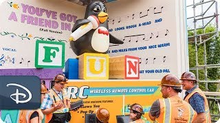 Imagineers Bring Wheezy to Life at Toy Story Land at Walt Disney World Resort [upl. by Hosea]