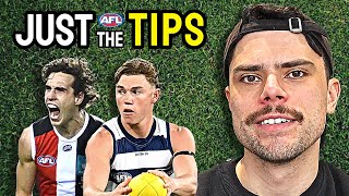 AFL Round 1 Predictions  JUST THE TIPS 2024 [upl. by Darlene]