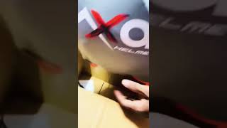 Unboxing new axor apex thunder black helmet LIKE AND SUBSCRIBEaxorhelmets axor biker rider [upl. by Ancier]