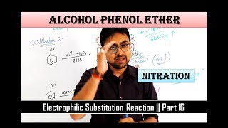 Alcohol Phenol Ether  Electrophilic Substitution Reaction of Phenol  Part 16 [upl. by Sandler]