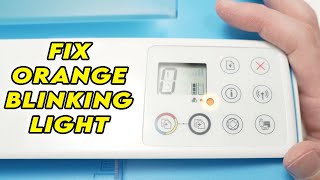 Fix Orange Blinking Light on HP DeskJet 3755 Printer [upl. by Redan]