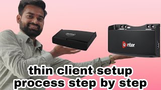 how to set up thin client Quantumenter think client problem solutions [upl. by Farnham]