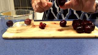 How to Pit Cherries Like a Boss [upl. by Nosak311]