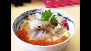 Dancing Squid Donburi  Hakodate [upl. by Maximilien660]