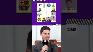 Football Tic Tac Toe vs MIKEL ARTETA quotHes my BEST teammate EVERquot shorts soccer InvinciblesGames [upl. by Notnyw]