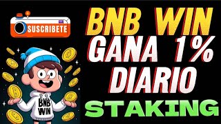 🔥🚀GANA BNB DIARIO RETIRABLES CON BNBWIN 🤑EXPLICACION DETALLADA🤑🎁RETIRO AL INSTANTE A LA WALLET🎁 [upl. by Anwahsiek]