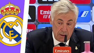 REAL MADRIDVILLARREAL  ANCELOTTI quotquotLo de Carvajal parece MUY SERIOquot  Rueda de prensa postpartido [upl. by Ogg]