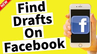 How To Find Drafts On Facebook App iPhone 2024 [upl. by Kevon31]