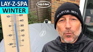 LAYZSPA Hot Tub in Winter TOP TIPS 🥶 [upl. by Stanislas812]