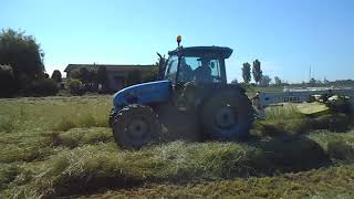 Landini Alpine 85 con CLAAS Disco 3000 [upl. by Casi686]