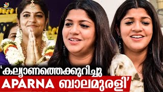 Aparna Balamurali about her marriage  Exclusive Interview  Veetla Vishesham  RJ Balaji Urvashi [upl. by Melisandra]