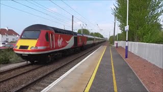 Trains at Prestonpans ECML  110516 [upl. by Teilo]