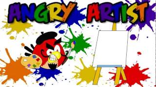 Angry Birds In angry artist [upl. by Biddick]