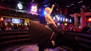 Another Blond Girl Rides Bull Gillys Las Vegas NV [upl. by Coffee]