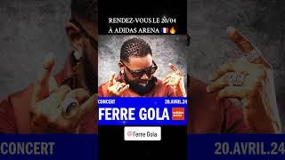 📌 FERRÉ GOLA EN CONCERT À ADIDAS ARENA · RDV LE 20042024 🇫🇷🔥 TBOMusic ferregola adidasarena [upl. by Rikki476]