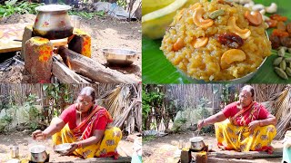 Bellam Pongali Preperd by Grandmaa  Village Style  Temple Prasadam  Food Wala [upl. by Atsirtal]