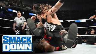 The Bloodline def The Street Profits to earn a title match SmackDown highlights July 26 2024 [upl. by Nosilla]