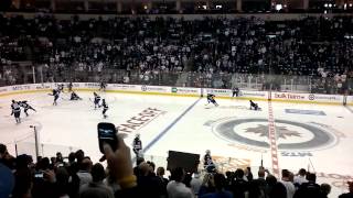 Winnipeg Jets Inaugural Home Opener PreGame Warm Up [upl. by Col170]