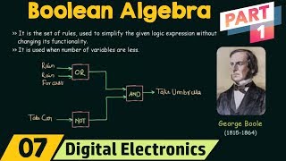 Introduction to Boolean Algebra Part 1 [upl. by Schott]