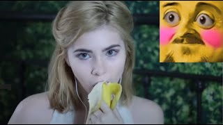 Forsen reacts to Eating A Banana ASMR gone WILD  Cloveress ASMR Offical ReUpload [upl. by Cosimo]