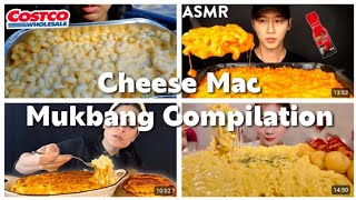 BEST MACARONI MUKBANG COMPILATION  MAC  CHEESE  MUKBANGasmrmaccheese [upl. by Paris]