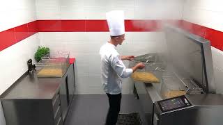 Waldorf Jump Multifunctional Pan Pasta Cooking With Automatic Lift Baskets Demonstration [upl. by Mechling976]