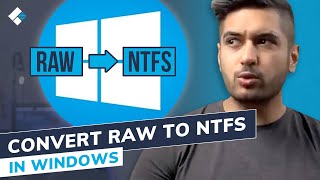 How to Convert RAW Hard Drive to NTFS Without Losing Data [upl. by Rehtaef]