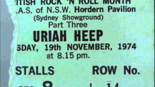 Uriah Heep  1st Australian concert  Sydney 19 November 1974 [upl. by Averat]