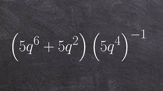 Learn to divide a binomial by a monomial [upl. by Drofxer]