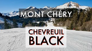 Ski France  Mont Chéry  Chevreuil Black  All to Myself [upl. by Aimak]