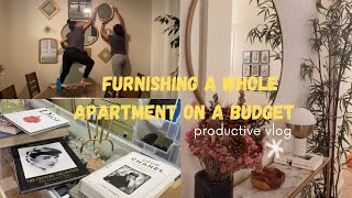 Furnishing a whole apartment on a budget [upl. by Eleanora]