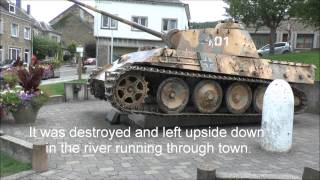 German Panzer V in Houffalize Belgium [upl. by Dorthea]